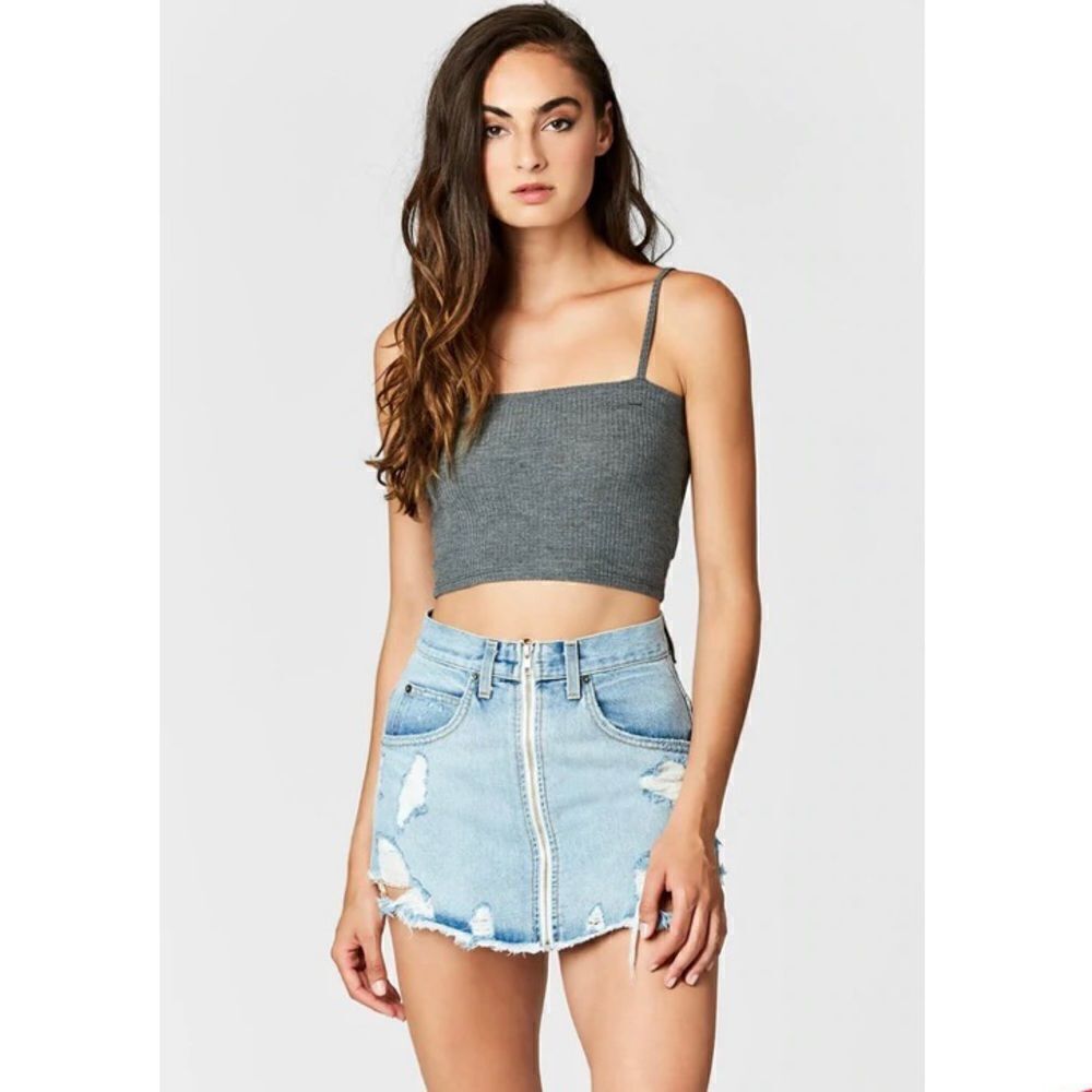 Carmar Beatrice Denim Mini Skirt
